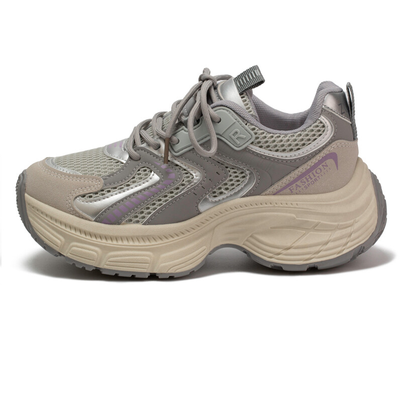 

Кроссовки Zun'er Chunky Sneakers Unisex Low-top, белый/темно-синий