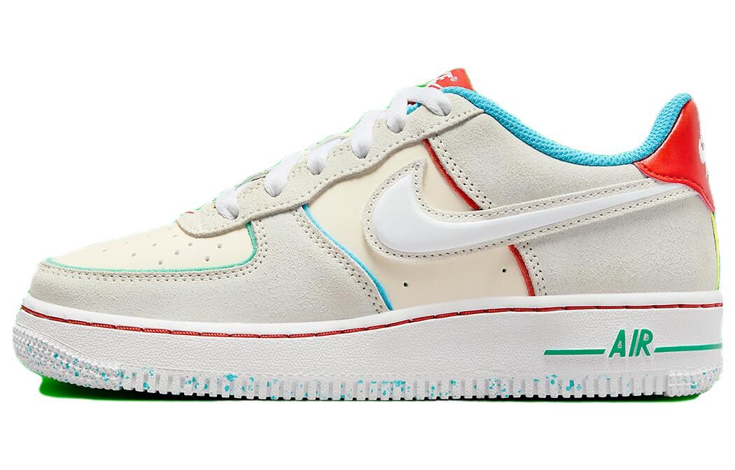 

Праздничное печенье Air Force 1 Low LV8 GS Nike, цвет Gray White