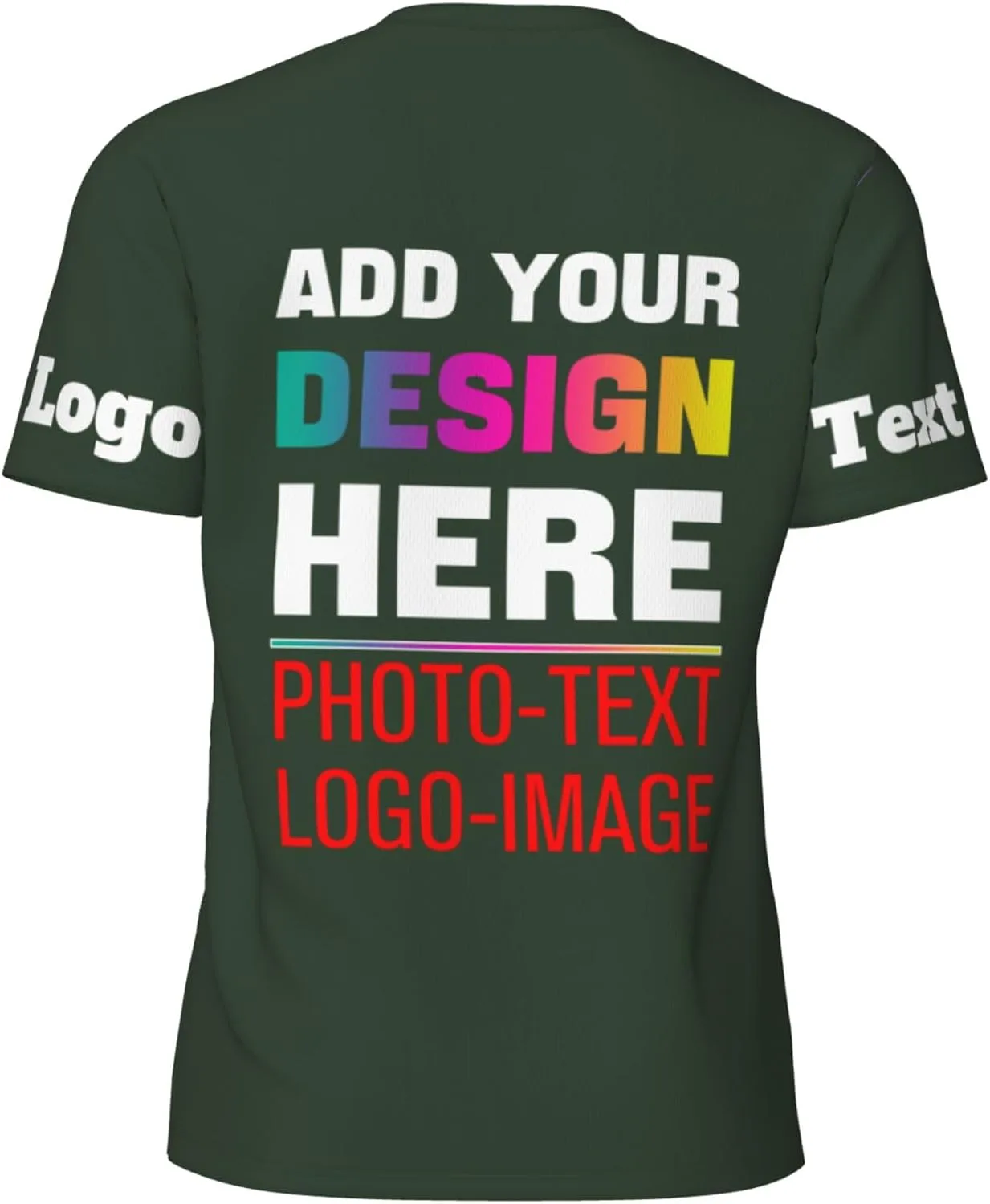 Футболка Custom с вашим текстом, именем, логотипом или фото — фото 3