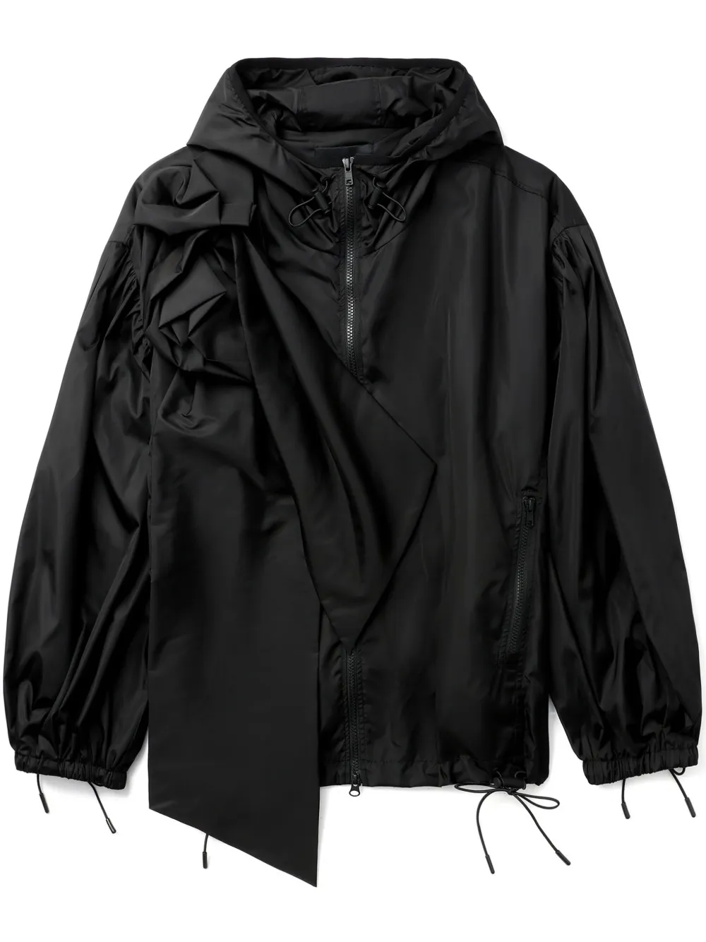 

Куртка Pressed Rose с капюшоном Simone Rocha, черный