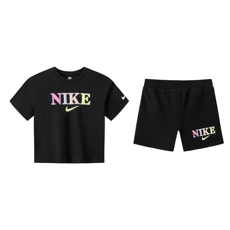 Детский спортивный костюм Casual Sportswear 2 Piece Set Nike, Jet Black
