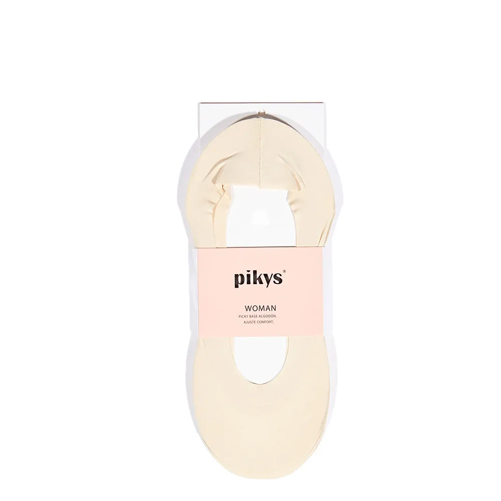 

Носки 2 шт Pikys Fantasy closed cotton base no show, бежевый