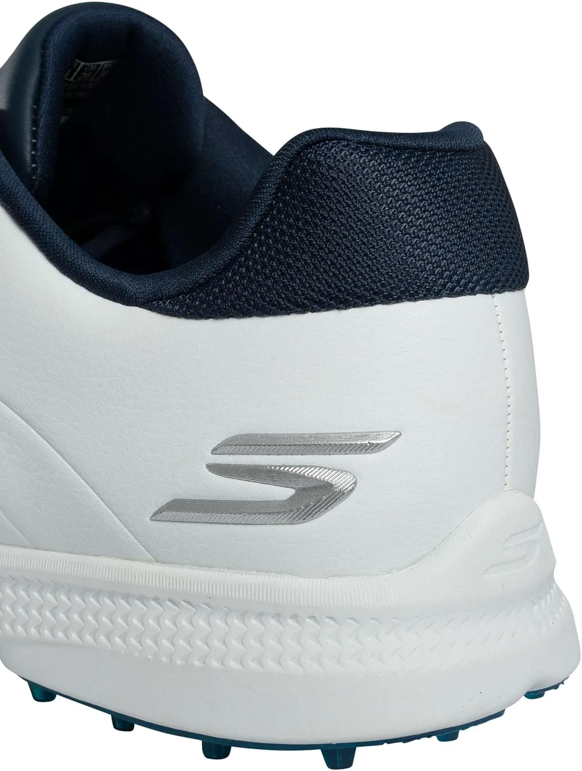 Кроссовки для гольфа Skechers Go Golf Tempo GF без шипов 214099 2025 - Натуральный / Серый, белый/темно-синий/синий — фото 2