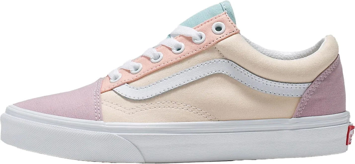 Кроссовки Vans UA Old Skool Unisex Low-Top, Pastel Block Multicolor White True White