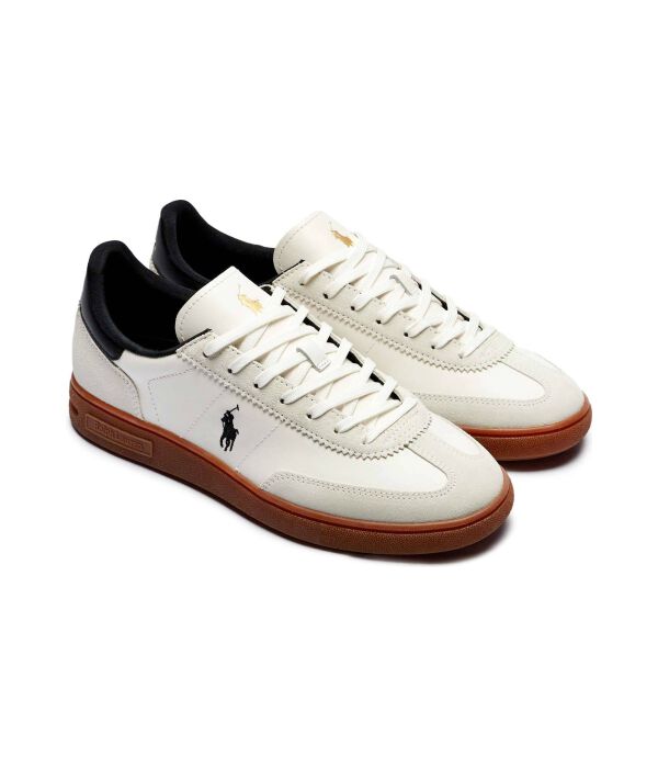 Туфли теннисные Polo Ralph Lauren кожаные, белый — фото 3