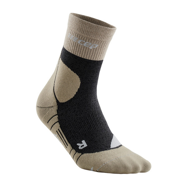 

Компрессионные носки Cep Women's Hiking Merino Mid Cut Socks, цвет Sand/Grey