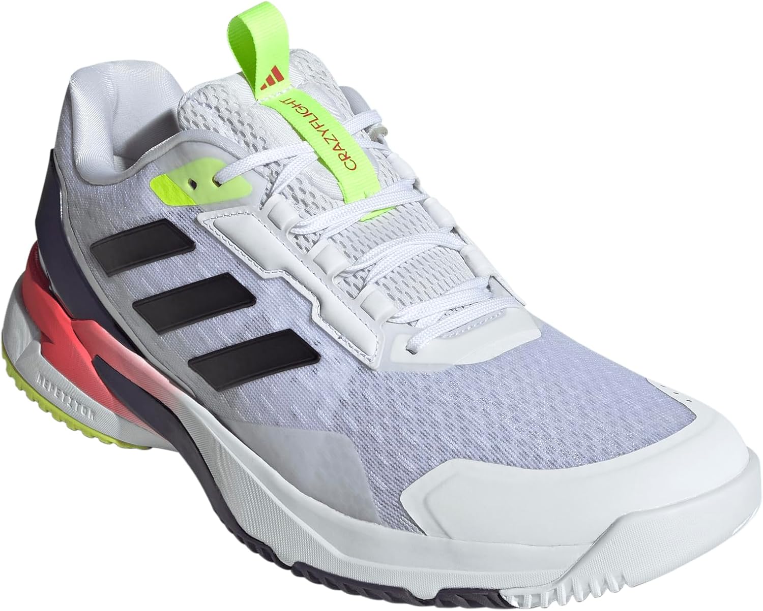 Мужские кроссовки Adidas Crazyflight 6 для зала, белый/красный — фото 2
