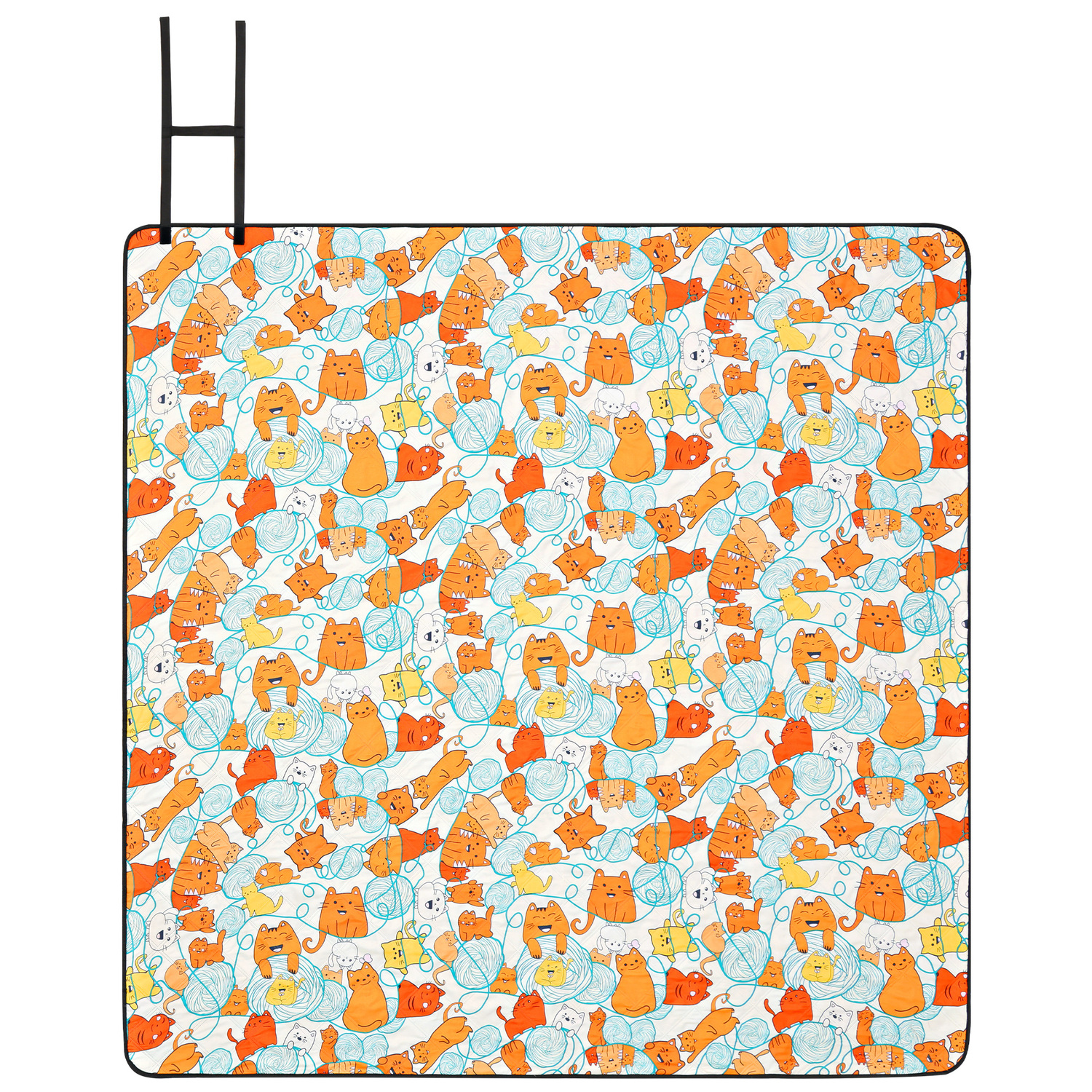 

Влагозащитный коврик для кемпинга, пляжный пикник, напольный коврик, подстилка для палатки, сиденье CAMEL, Naughty Kitten