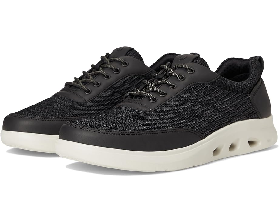 

Кроссовки Nunn Bush Ponte Knit Moc Toe Sneakers Hybrid Oxford Casual Lightweight Athletic Style Lace Up, черный