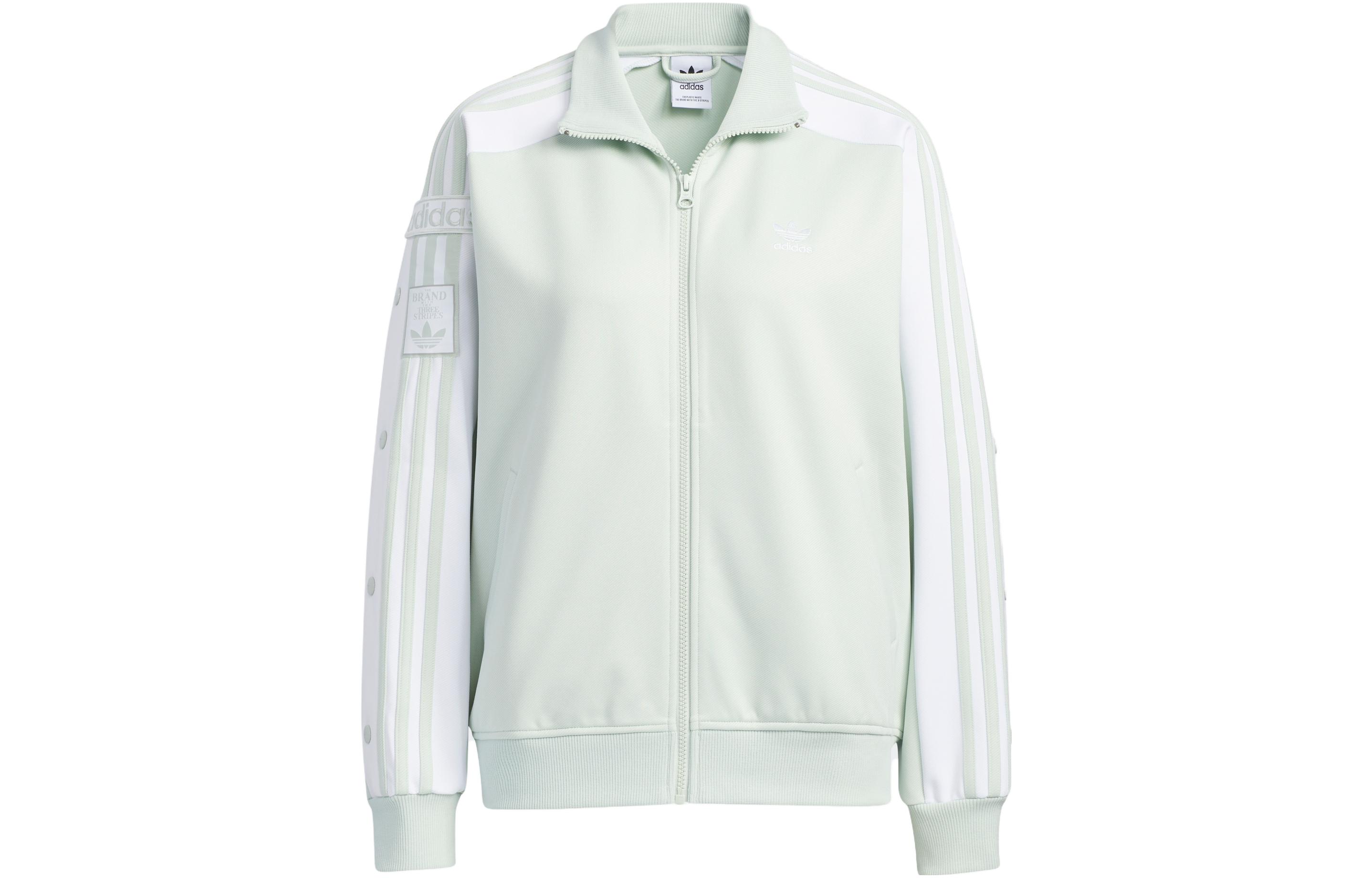 Куртка ADIBREAK Женская Льняная Зеленая Adidas Originals — фото 2