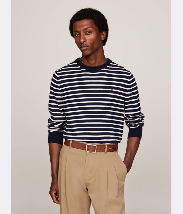 

Свитер мужской Tommy Hilfiger в полоску, сине-белый