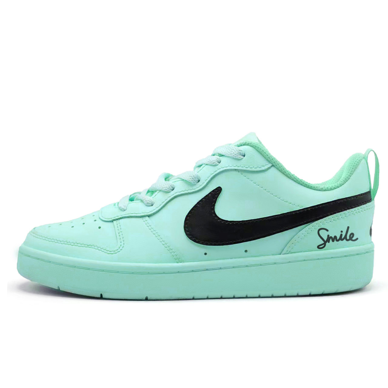 

Детские скейтерские кеды Court Borough Nike, зеленый