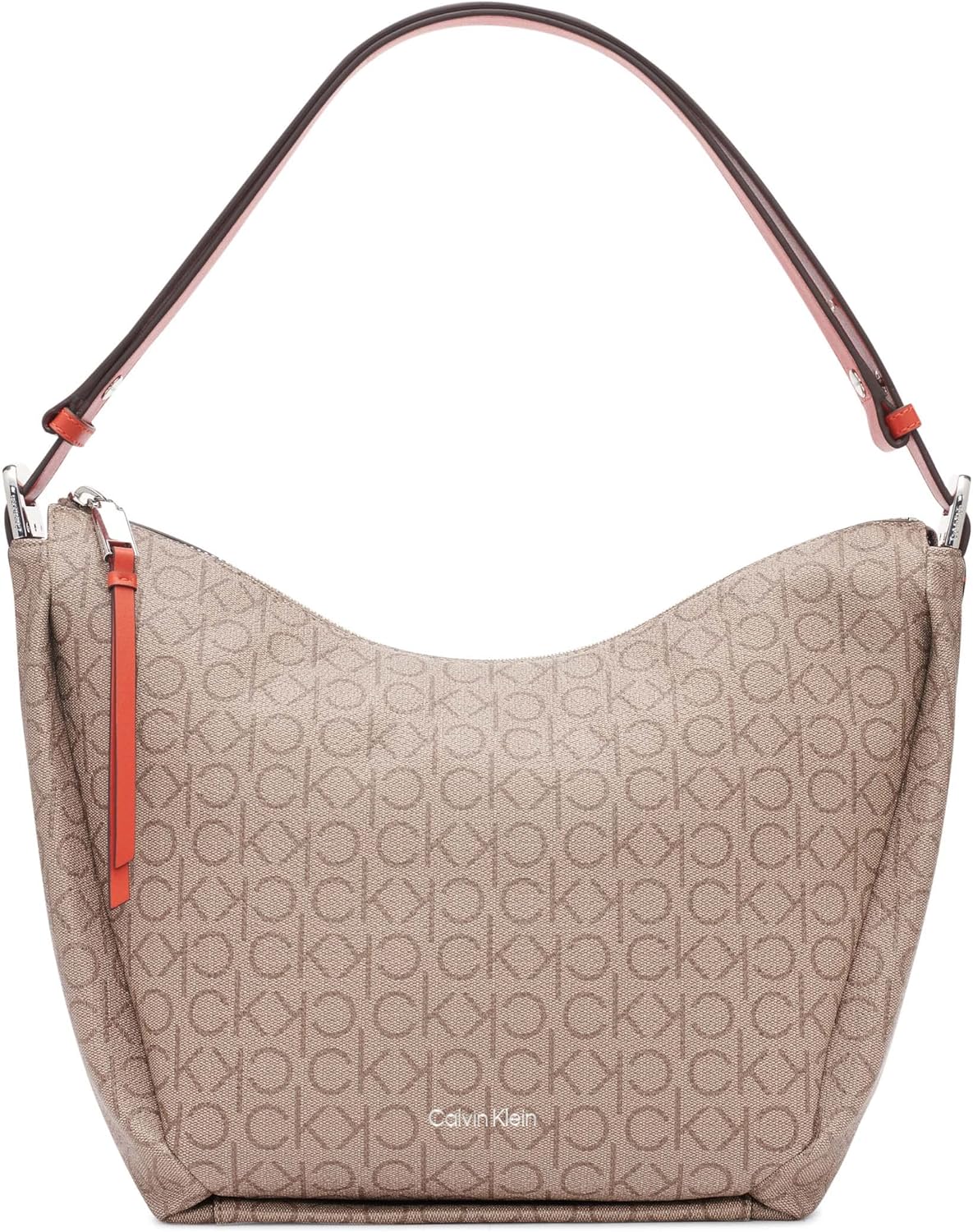 

Сумка-хобо через плечо Calvin Klein Prism Top Zip Convertible, Almond/Taupe/Spicy Orange Logo, Оранжевый, Сумка-хобо через плечо Calvin Klein Prism Top Zip Convertible, Almond/Taupe/Spicy Orange Logo