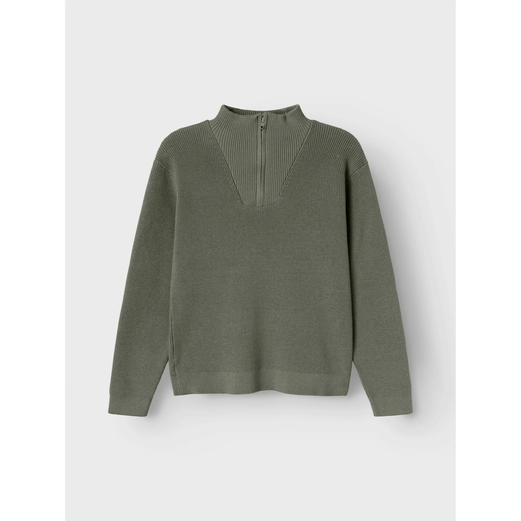 Название It вязаный свитер «NKMNESOLLE LS KNIT NOOS» Name It, цвет Tea Leaf — фото 3