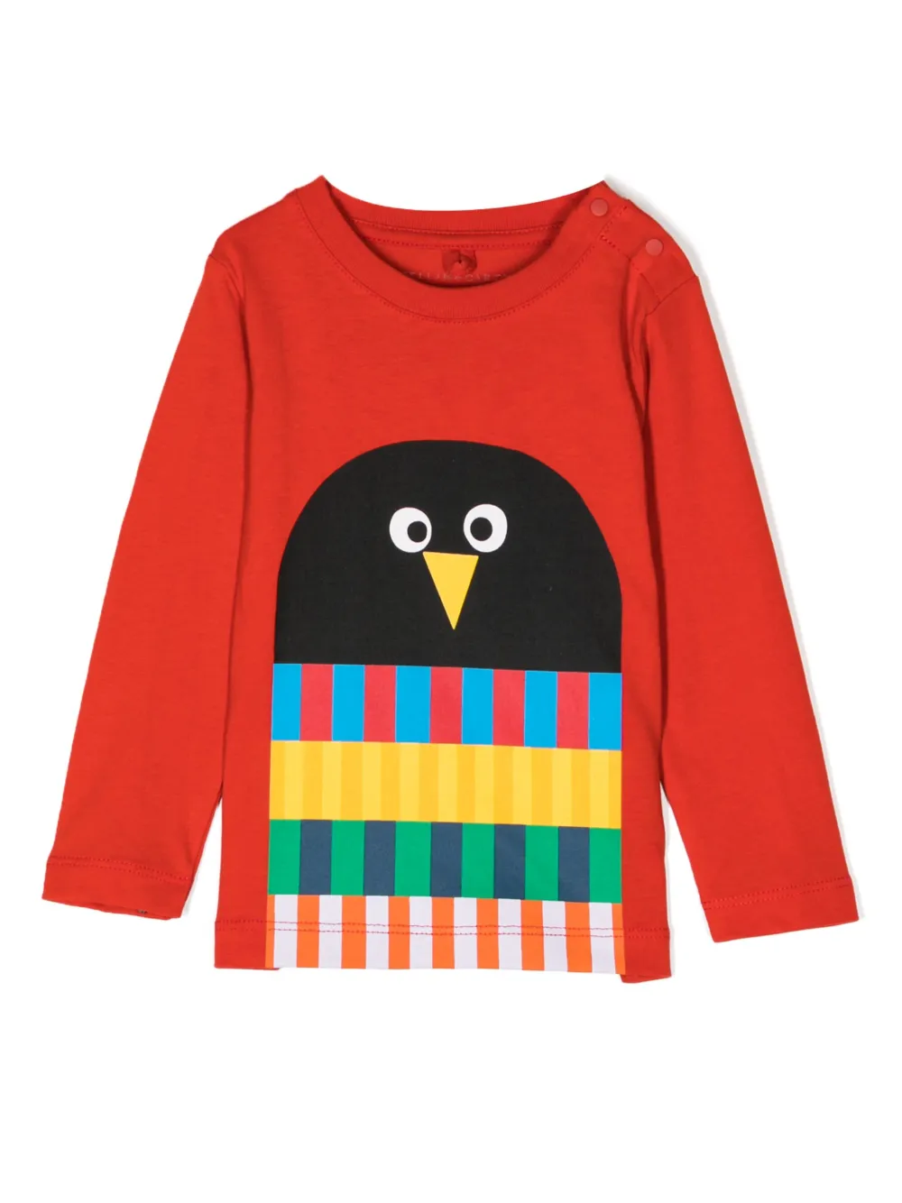 

Толстовка с принтом Penguin Stella Mccartney Kids, красный