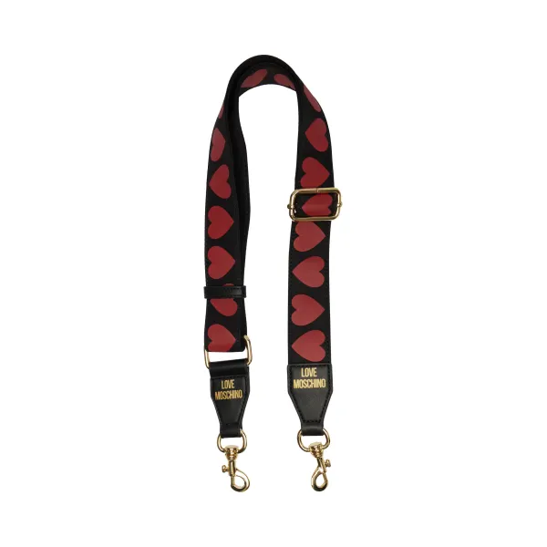 

Ремешок для сумки через плечо Love Moschino, черный