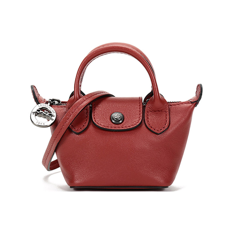

LONGCHAMP Кожаная сумка кроссбоди мини женская рыжая