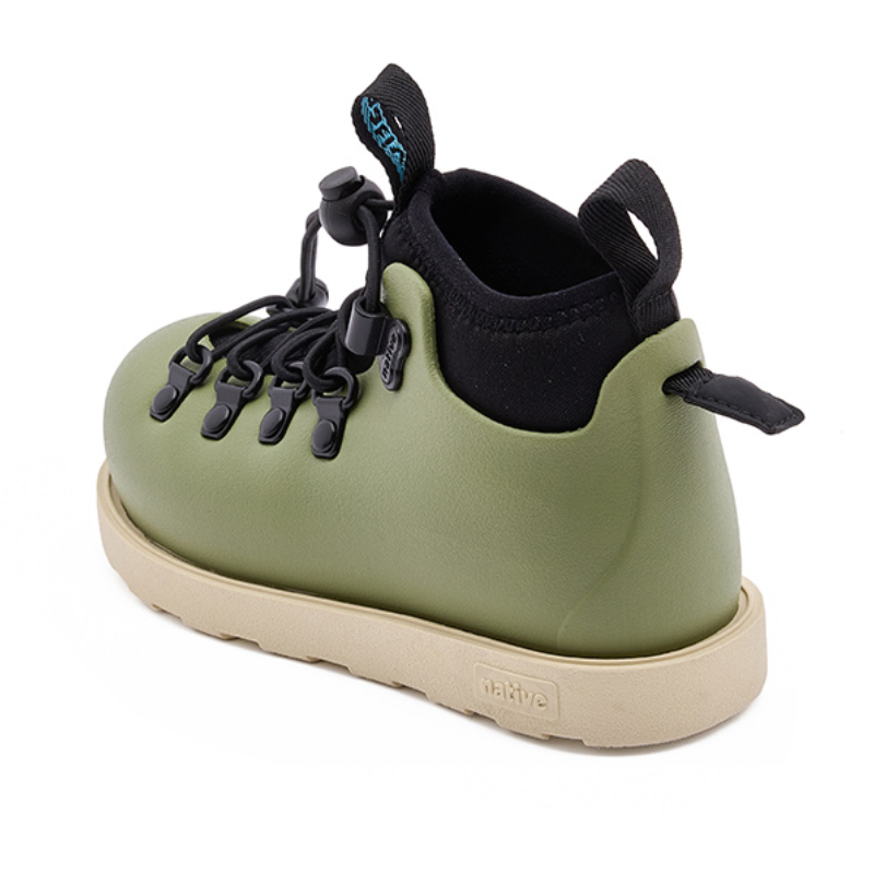 Детские кожаные ботинки Fitzsimmons Kids Native Shoes, серый/красный — фото 3