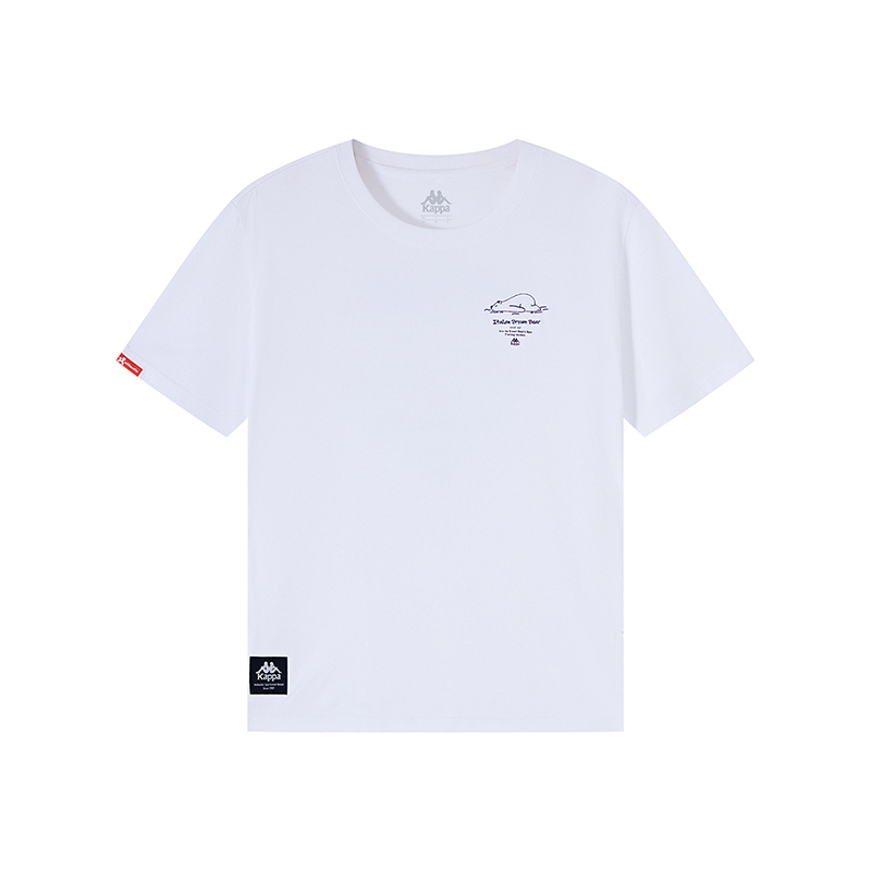 

Kappa Летняя футболка женская белая, Белый, Kappa Летняя футболка женская белая