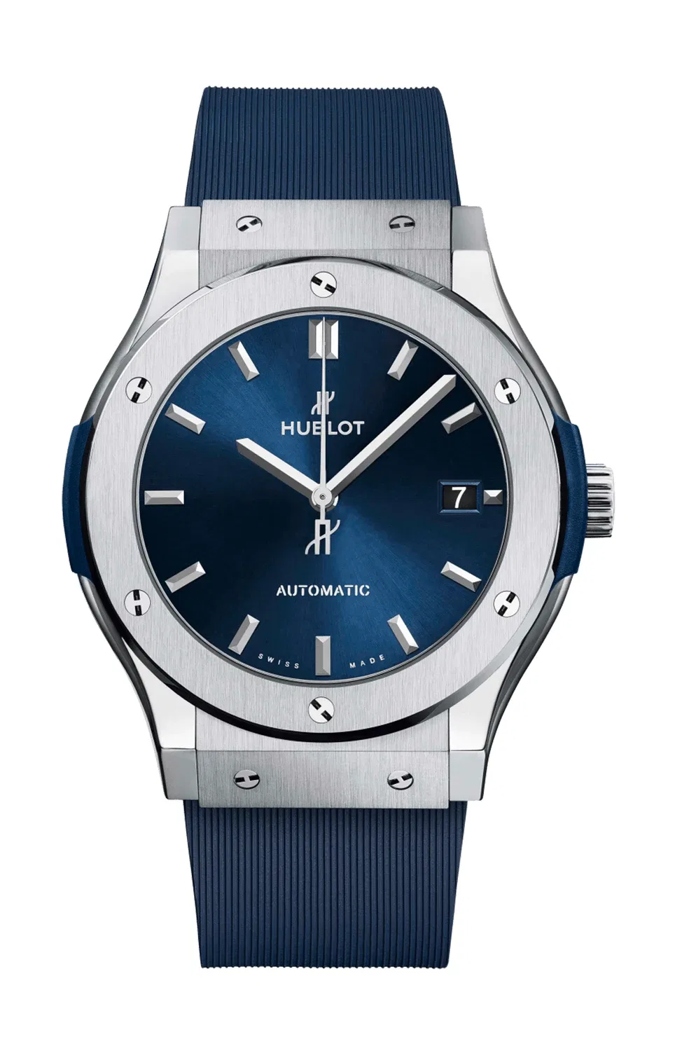 Классик Фьюжн Титаниум Блю 45 мм - 511.NX.7170.RX HUBLOT, черный