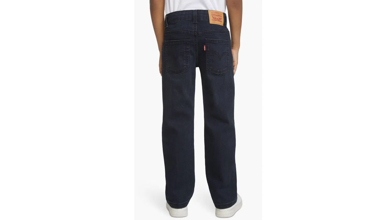 Прямые спортивные джинсы 514 для мальчиков 4-7 лет Levi's, Dark Wash — фото 4