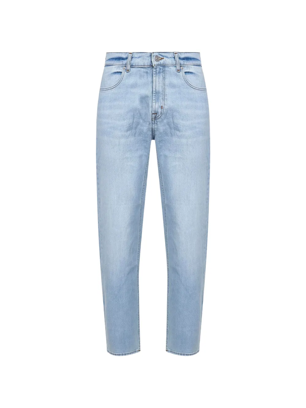 

Джинсы из денима с эффектом выцветания 7 For All Mankind, синий