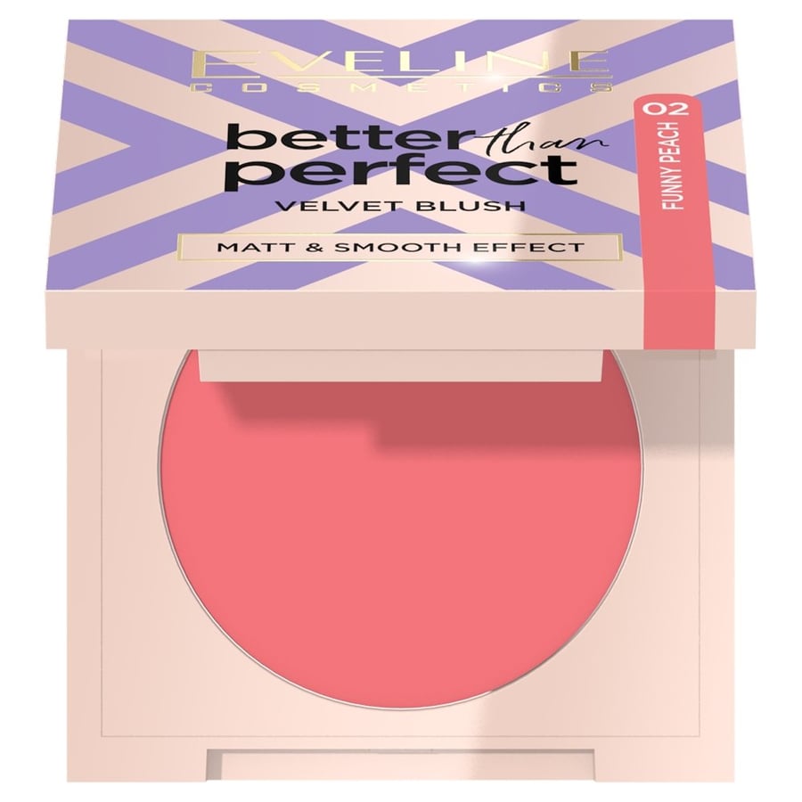 

Прессованные румяна Better Than Perfect от Eveline Cosmetics № 02 2.3G