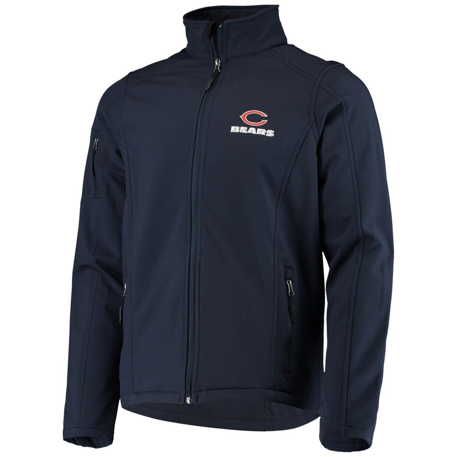 

Мужская темно-синяя куртка Dunbrooke Chicago Bears Sonoma Softshell с молнией во всю длину, Синий, Мужская темно-синяя куртка Dunbrooke Chicago Bears Sonoma Softshell с молнией во всю длину