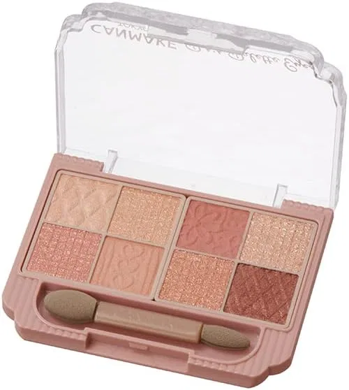 Тени для век Canmake Petit Palette Eyes 8 цветов, 1 шт, [02] Bonheur Maron