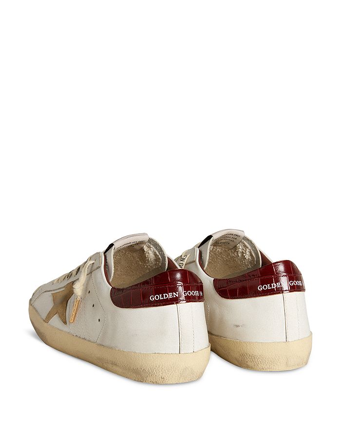 Мужские кожаные кроссовки Super Star Golden Goose, белый — фото 3