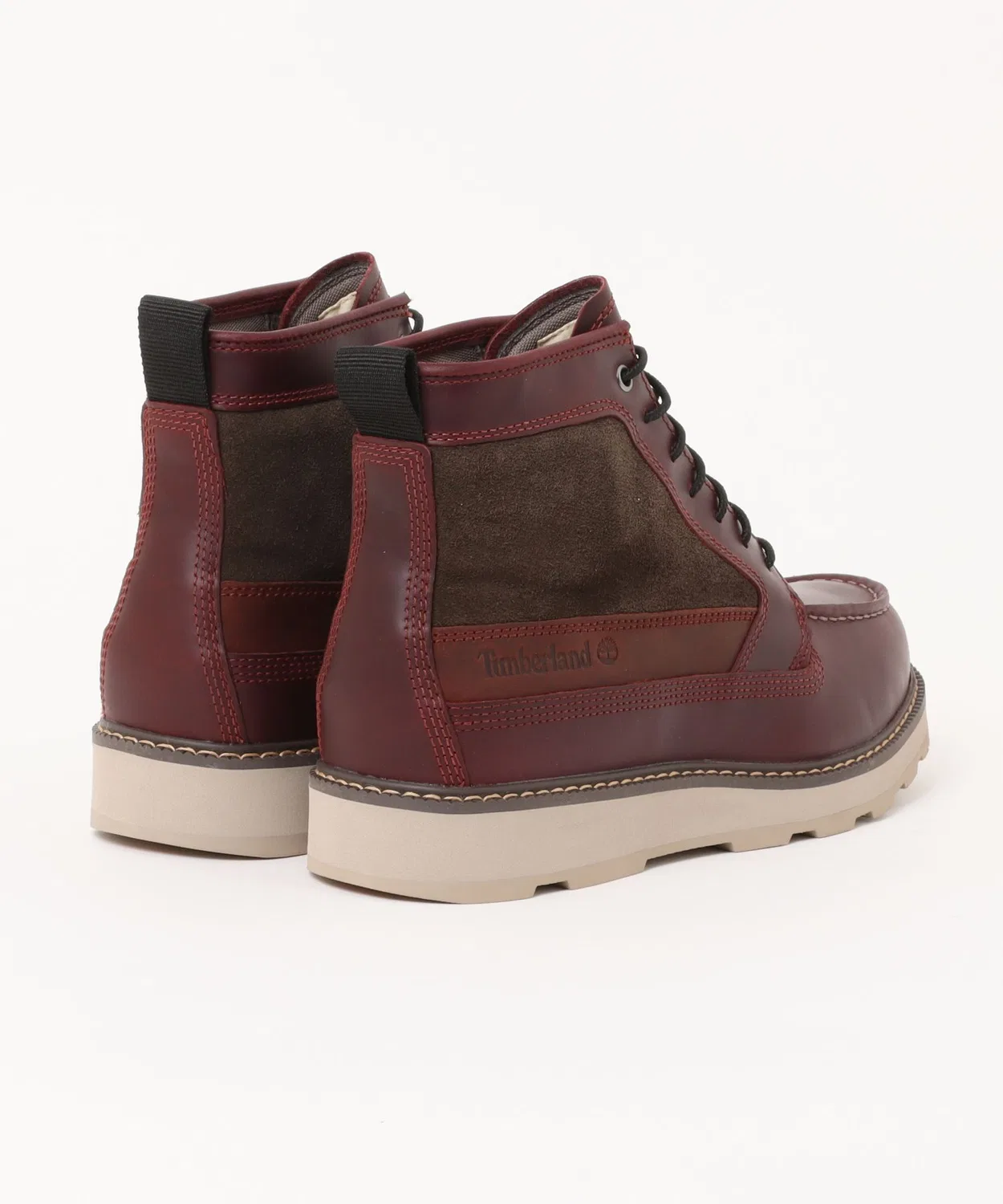 Ботинки Timberland Britton Mills Mid Lace WP Boot мужские, водоотталкивающие, цвет тёмно-коричневый — фото 2