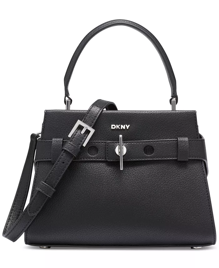 

Bleeker Маленькая кожаная сумка DKNY, серебряный