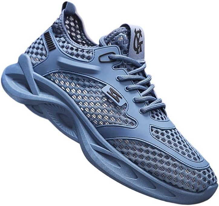 

Мужские стильные низкие спортивные кроссовки - дышащие, удобные и легкие для походов Hoalox, синий