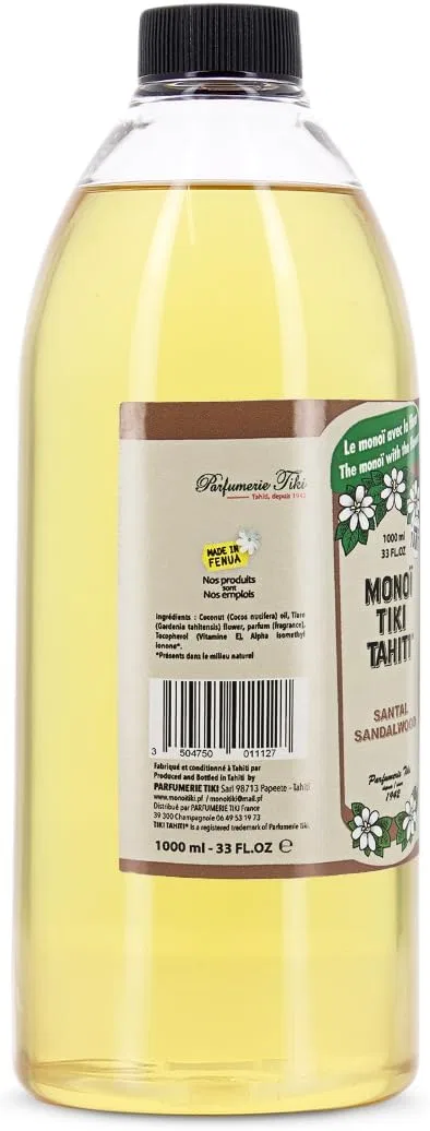Масло монои «Sandalwood» от Monoï Tiki Tahiti, 1 л Monoï Tiki Tahiti — фото 2