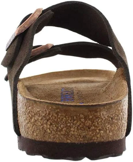 Унисекс сандалии Birkenstock Arizona на слайде, мокко/коричневый — фото 3