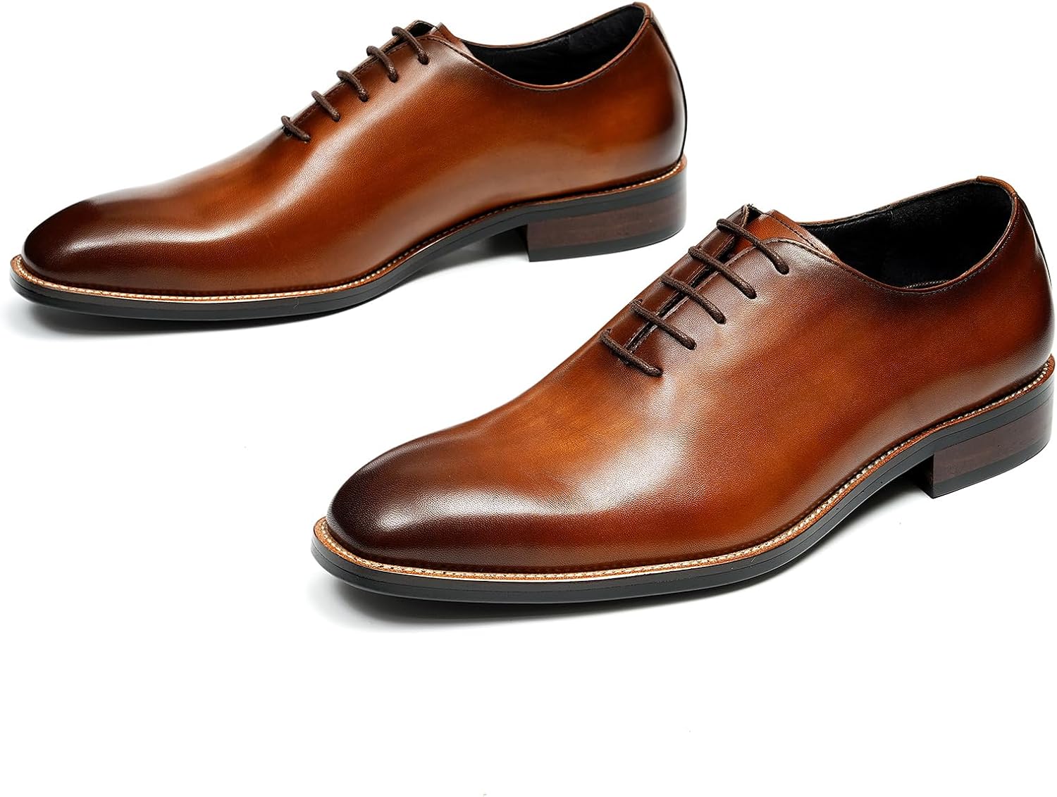 

Мужские оксфорды из кожи Neufboissee, коричневый