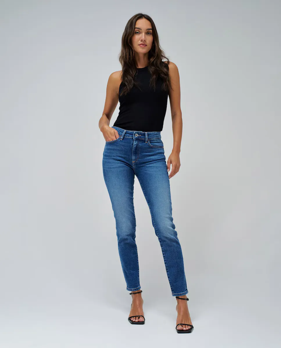 

Женские укороченные узкие джинсы Destiny пуш вверх Salsa Jeans, синий