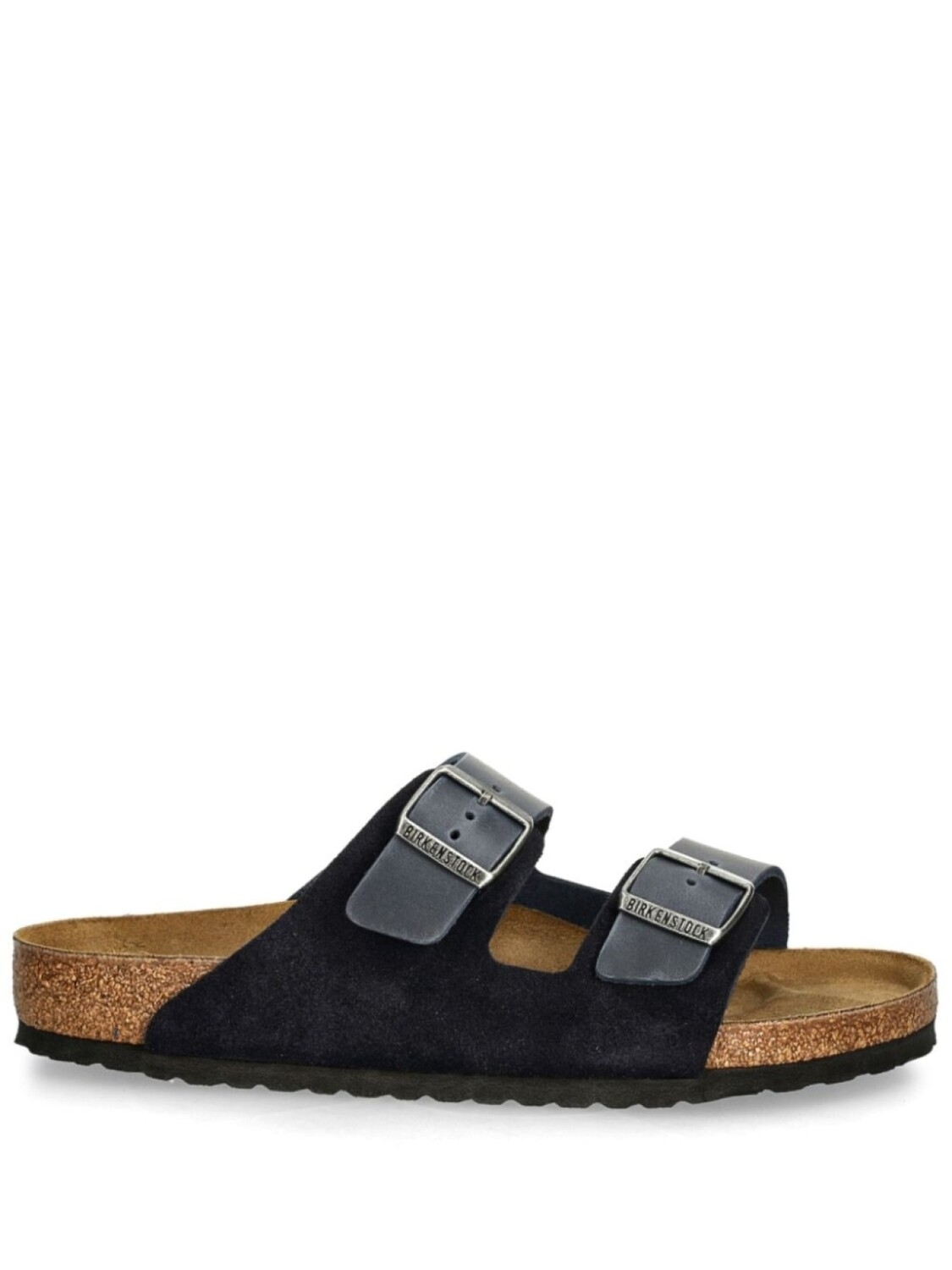 

Кожаные шлепанцы Birkenstock Arizona, серый