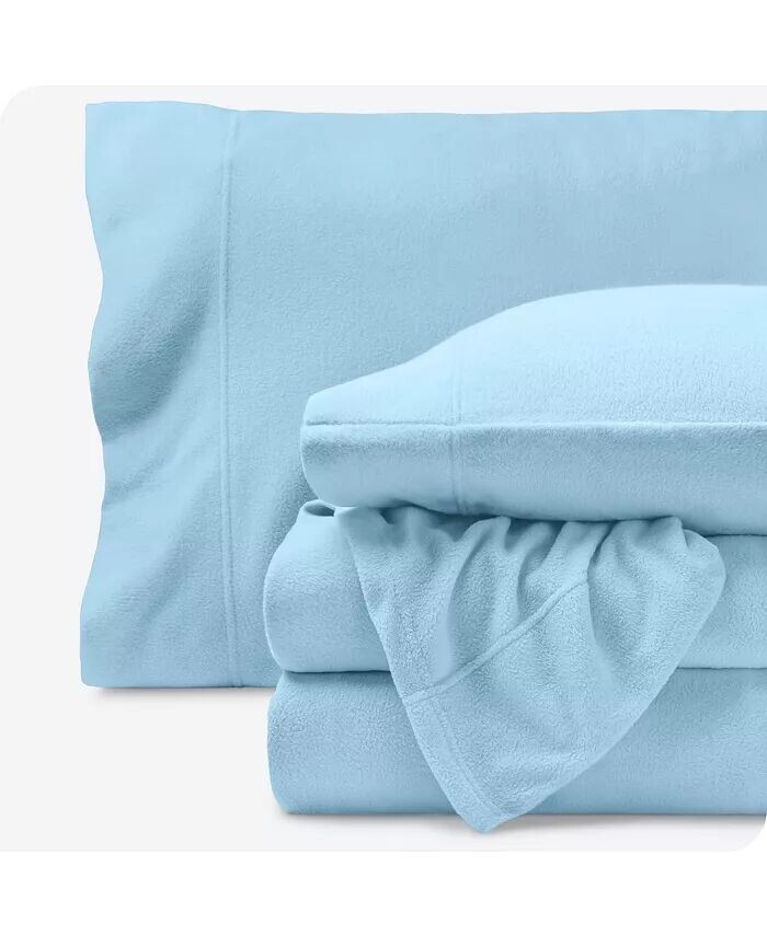 

Комплект простыней из флиса Bare Home, синий