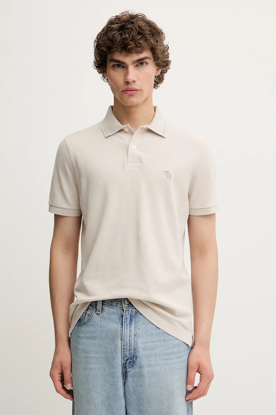 

Поло Abercrombie & Fitch, бежевый