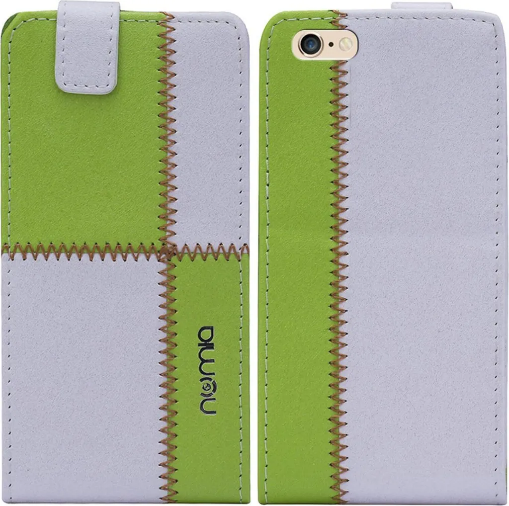 

Чехол для Apple iPhone 6/6s Plus Numia Flipstyle Белый-Зеленый 1/4n