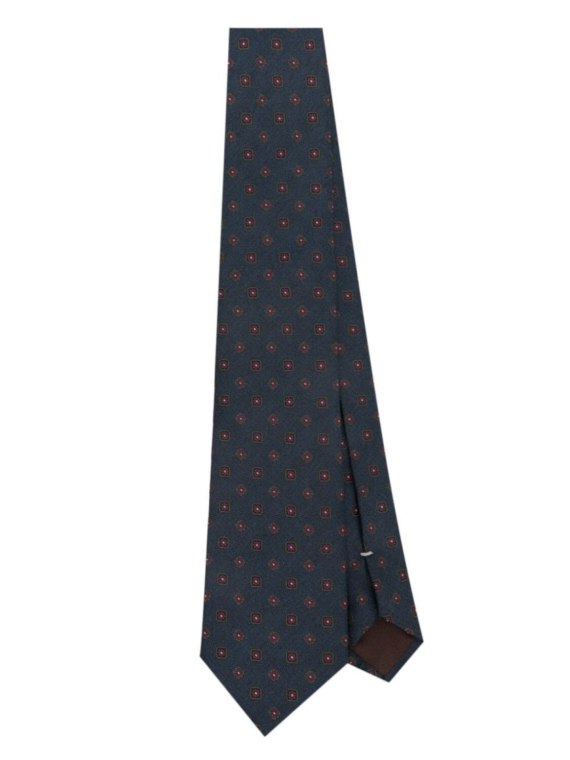 

Canali жаккардовый галстук с узором, синий