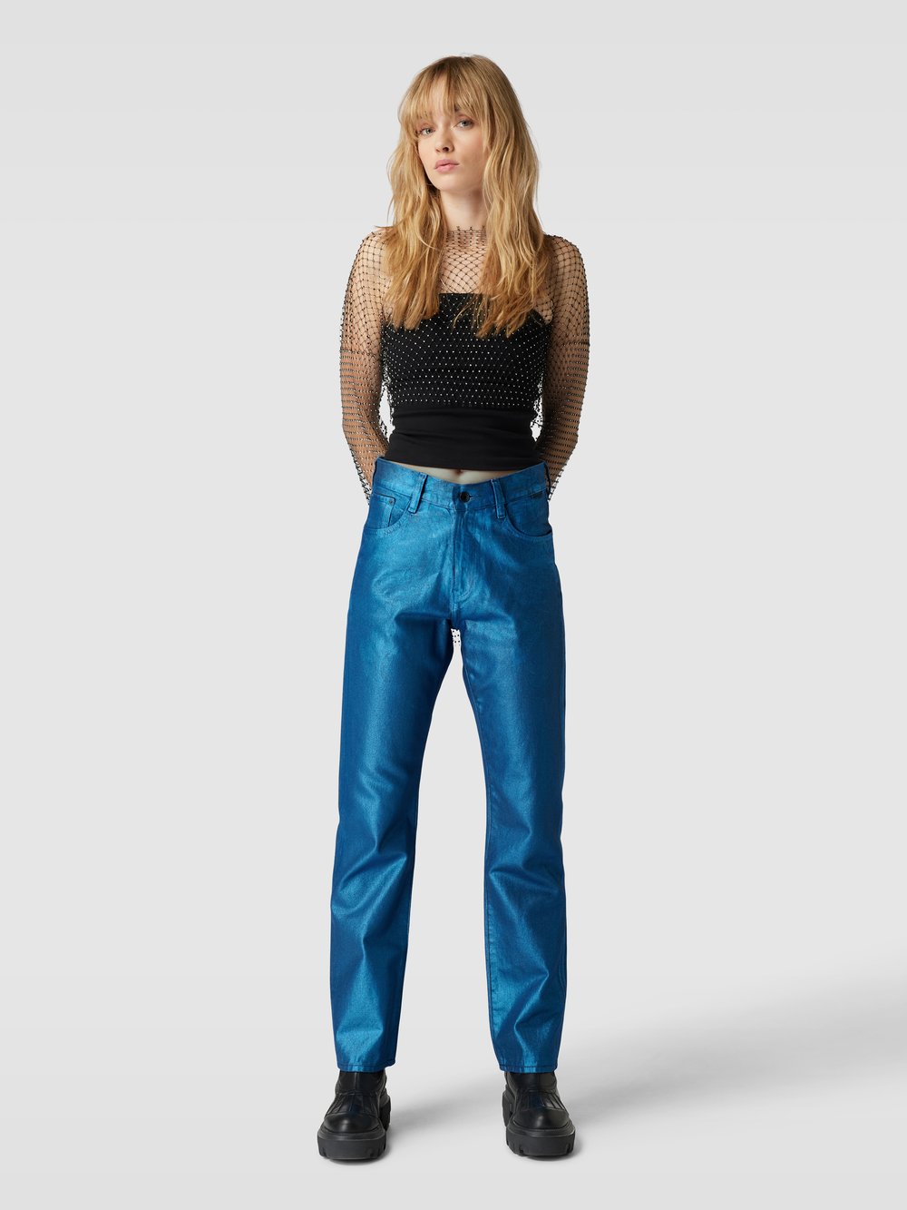 

Джинсы прямого покроя с 5 карманами, модель «Виктория» G-Star Raw, синий