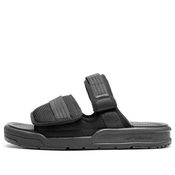 

Тапочки 3201 series velcro fashion sports slippers black New Balance, черный