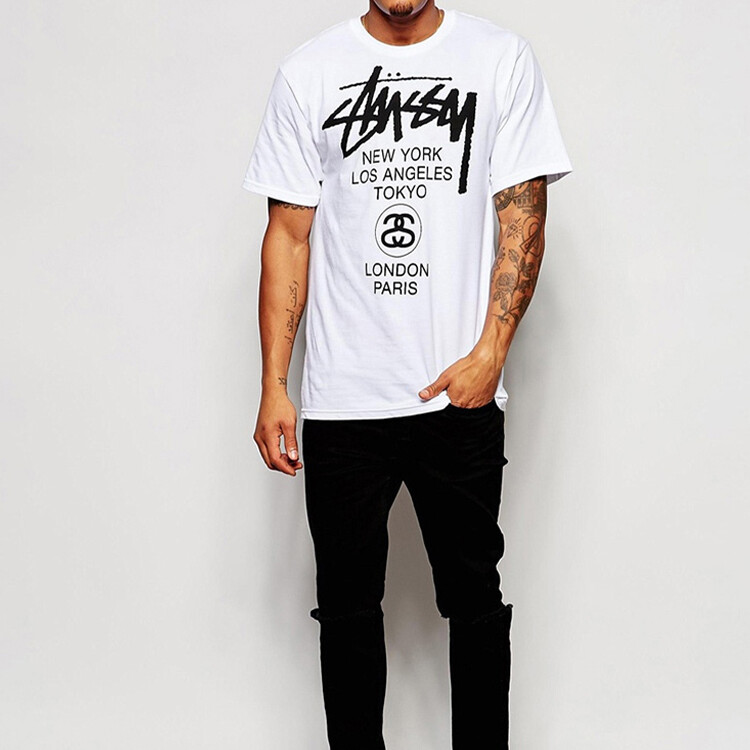 Футболка World Cruise Series унисекс Stussy, белый — фото 2