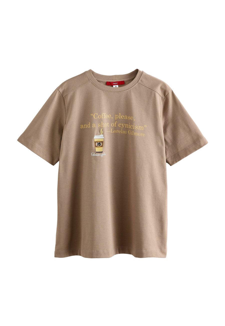

Футболка Next REGULAR FIT AUTUMNAL COFFEE GILMORE LICENSE SHORT SLEEVE , Chocolate Brown/Brown, Коричневый, Футболка Next REGULAR FIT AUTUMNAL COFFEE GILMORE LICENSE SHORT SLEEVE , Chocolate Brown/Brown