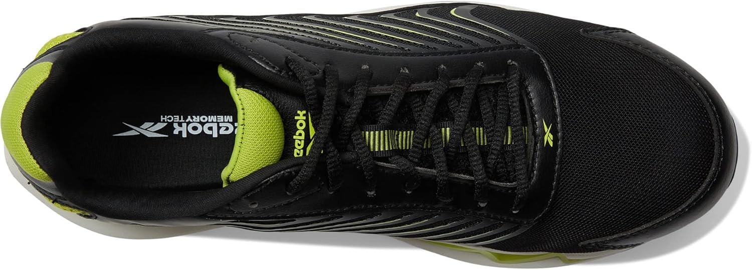 Мужские кроссовки Reebok Work Zig Elusion Heritage, черный/зеленый — фото 3