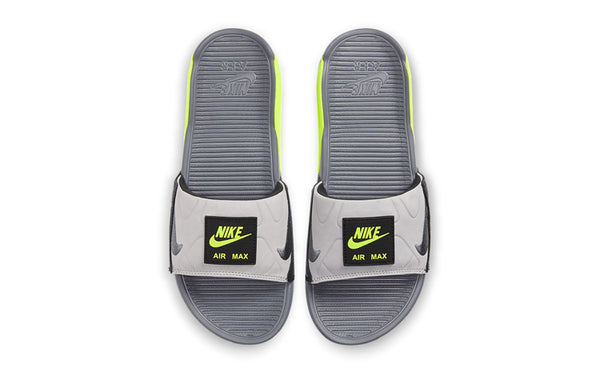 Тапочки air max 90 slide 'volt' Nike, черный — фото 3