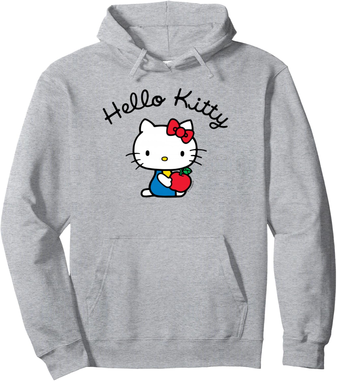 

Худи Hello Kitty с американским дизайном в виде яблока, серое (серо-меланжевое), размер S Us Sanrio Design, Серый, Худи Hello Kitty с американским дизайном в виде яблока, серое (серо-меланжевое), размер S Us Sanrio Design