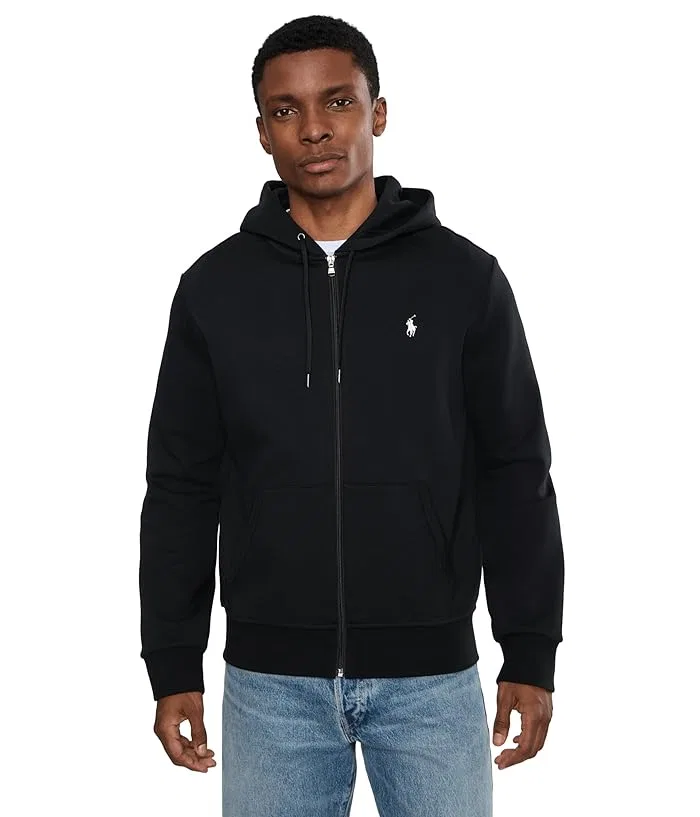 Худи Double-Knit Full Zip Hoodie Polo Ralph Lauren, Polo Black